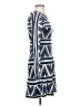 BCBGMAXAZRIA Graphic Blue Casual Dress Size S - photo 4