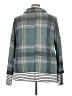 Lovely Melody Plaid Teal Turtleneck Sweater Size 3X - photo 2