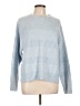 Sanctuary Solid Blue Pullover Sweater Size L - photo 1
