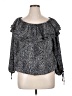 MICHAEL Michael Kors Black 3/4 Sleeve Blouse Size XL - photo 1