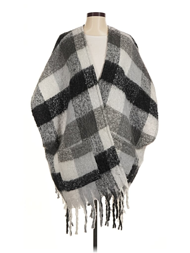 Pre-owned Aerie Poncho In Gray