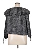 MICHAEL Michael Kors Black 3/4 Sleeve Blouse Size XL - photo 2