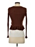Zara Brown Long Sleeve Blouse Size S - photo 2