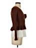 Zara Brown Long Sleeve Blouse Size S - photo 4