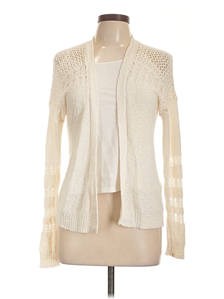 Pre-owned Rebecca Taylor Cardigan Sweater In Ivory