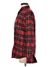 Lands' End Plaid Red Long Sleeve Button-Down Shirt Size 8 - photo 5