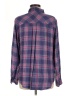 Rails 100% Rayon Plaid Purple Long Sleeve Button-Down Shirt Size M - photo 2