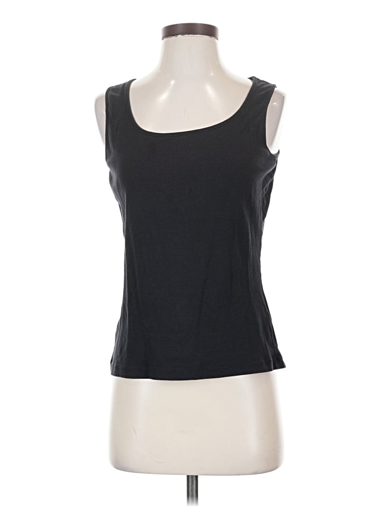 Pre-owned August Silk Sleeveless T-shirt In Black
