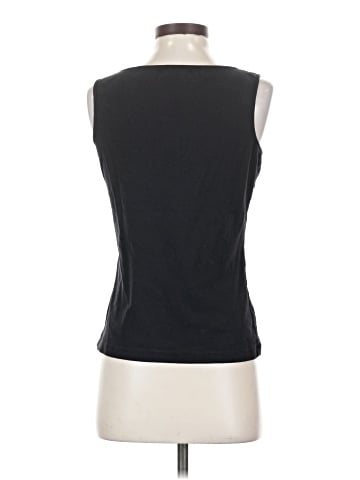 August Silk Sleeveless T-Shirt (view 2)