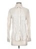 H&M Ivory Long Sleeve Button-Down Shirt Size XS - photo 1