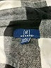 George Checkered-gingham Black Long Sleeve Button-Down Shirt Size M - photo 7