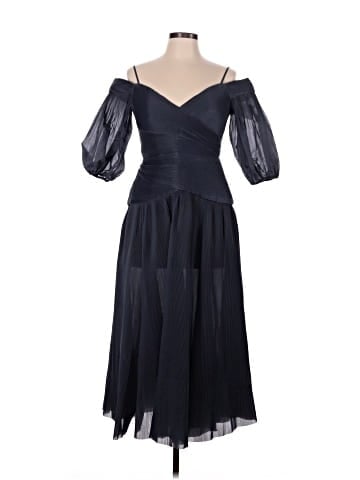 Zimmermann Cold-shoulder plissé-organza midi dress (view 1)
