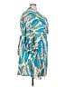 DIARRABLU 100% Polyester Print Blue Casual Dress Size 3X - photo 4