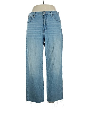 Madewell The Tall Perfect Vintage Wide-Leg Crop Jean in Altoona Wash: Raw-Hem Edition (view 1)