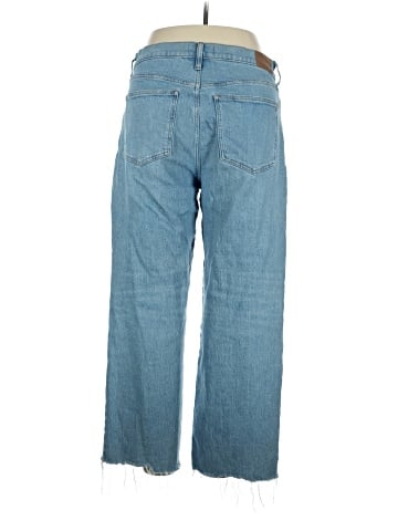 Madewell The Tall Perfect Vintage Wide-Leg Crop Jean in Altoona Wash: Raw-Hem Edition (view 2)