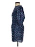 Rhode 100% Cotton Paisley Blue Cocktail Dress Size XS - photo 5