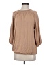 Unbranded Tan 3/4 Sleeve Blouse Size S - photo 1