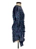 Rhode 100% Cotton Paisley Blue Cocktail Dress Size XS - photo 4