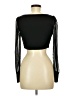 Boohoo Black Long Sleeve Top Size 6 - photo 2