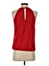 Express 100% Polyester Red Sleeveless Blouse Size S - photo 2