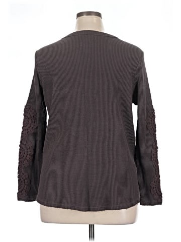 LOGO by Lori Goldstein Long Sleeve Top (view 2)