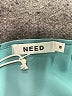 NA-KD 100% Polyester Solid Teal Sleeveless Top Size M - photo 7