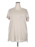 Forever 21 Plus Ivory Short Sleeve Top Size 2X Plus - photo 1