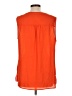 Chaus 100% Polyester Orange Sleeveless Blouse Size L - photo 2