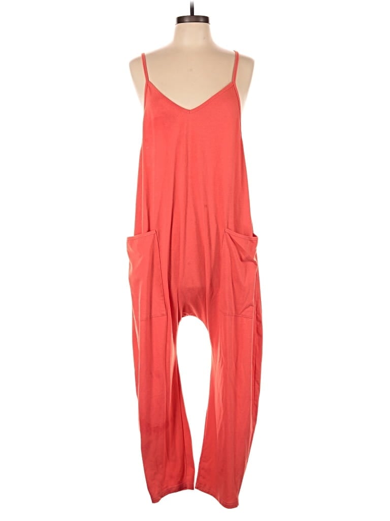 Pre-owned Unbranded Jumpsuit In Red