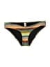 Solid & Striped Graphic Black Swimsuit Bottoms Size M - photo 1