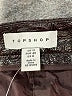 Topshop Metallic Black Faux Leather Skirt Size 8 - photo 4