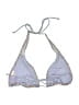 Xhilaration 100% Polyester Tweed Gray Swimsuit Top Size M - photo 2