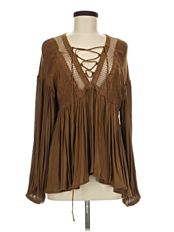 Free People Long Sleeve Blouse (view 1)