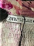 Zara Floral Ivory Green Shorts Size S - photo 3