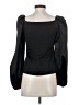 Ann Taylor LOFT Black Long Sleeve Blouse Size S - photo 2