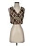 Cider Brown Sleeveless Blouse Size S - photo 1