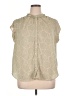 Joie 100% Polyester Green Sleeveless Blouse Size XL - photo 1