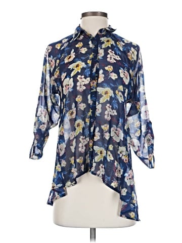 Bar III 3/4 Sleeve Blouse (view 1)