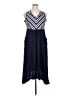 Soft Focus Blue Casual Dress Size 14 - photo 1