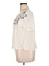 Cloud Chaser 100% Rayon Ivory Short Sleeve Blouse Size XL - photo 5