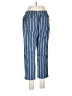 L.L.Bean Stripes Blue Casual Pants Size 6 - photo 2