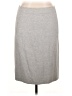 Attention Solid Gray Casual Skirt Size XL - photo 1