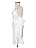 Unbranded 100% Polyester Metallic Silver Cocktail Dress Size S - photo 5