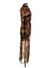 ALLSAINTS Graphic Brown Cocktail Dress Size 6 - photo 4
