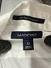 Lands' End Ivory Long Sleeve Button-Down Shirt Size 12 - photo 7