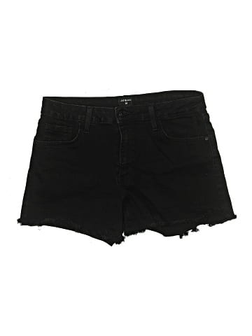 Just Black Denim Shorts (view 1)