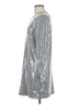Sanctuary Metallic Houndstooth Silver Casual Dress Size M - photo 5