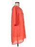 Zac & Rachel 100% Polyester Orange 3/4 Sleeve Blouse Size M - photo 4