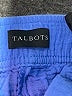 Talbots 100% Cotton Solid Blue Shorts Size XL - photo 3