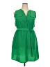 Mossimo 100% Polyester Solid Green Casual Dress Size XXL - photo 1
